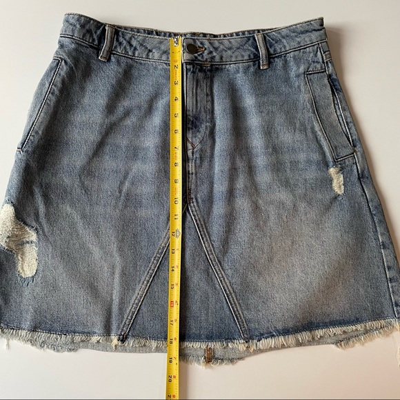 All Saints Denim Mini Skirt - Picture 7 of 15